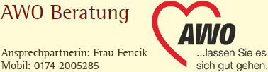 AWO Beratung Telefon: 0174-2005285